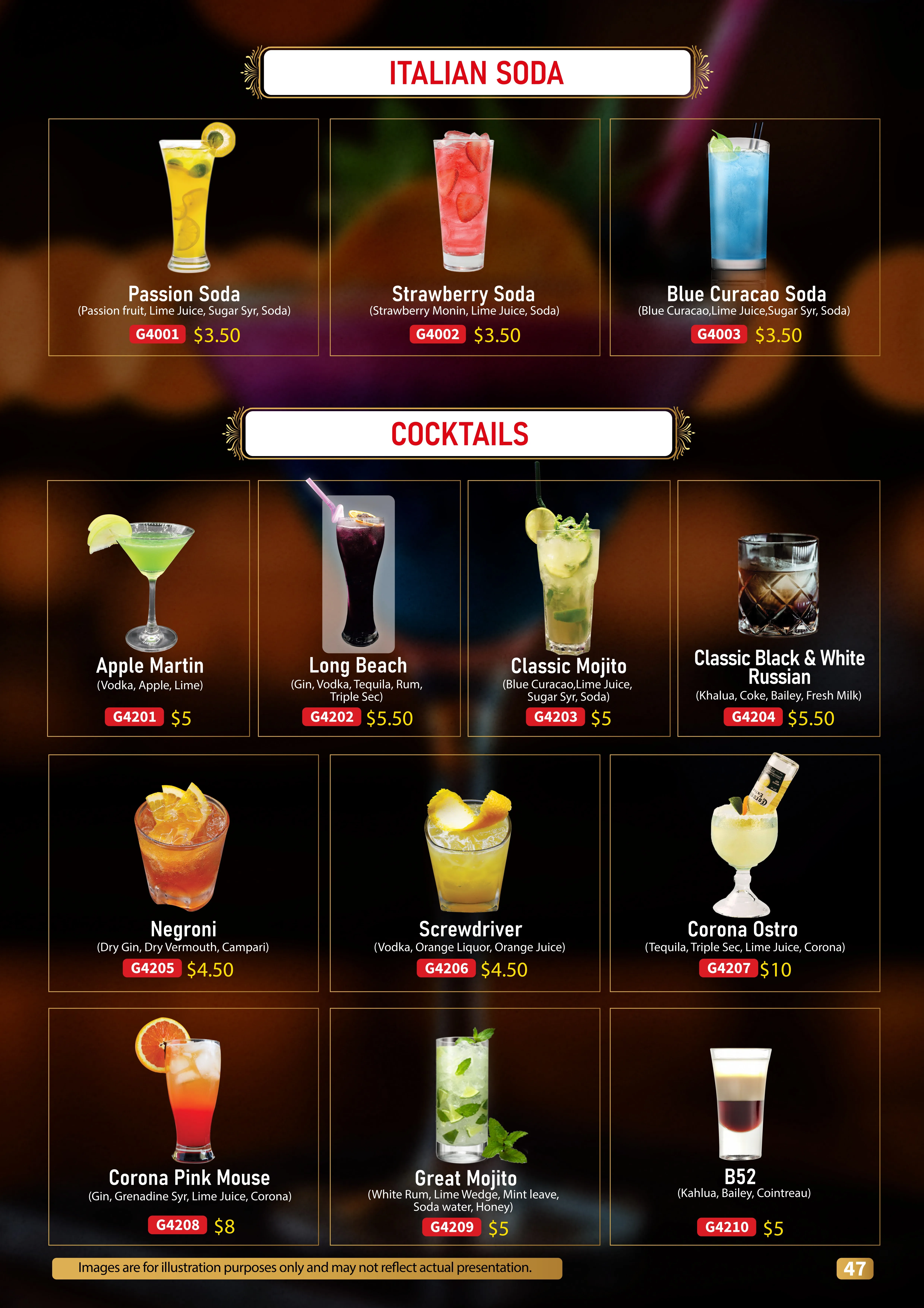 Drinks Menu 13